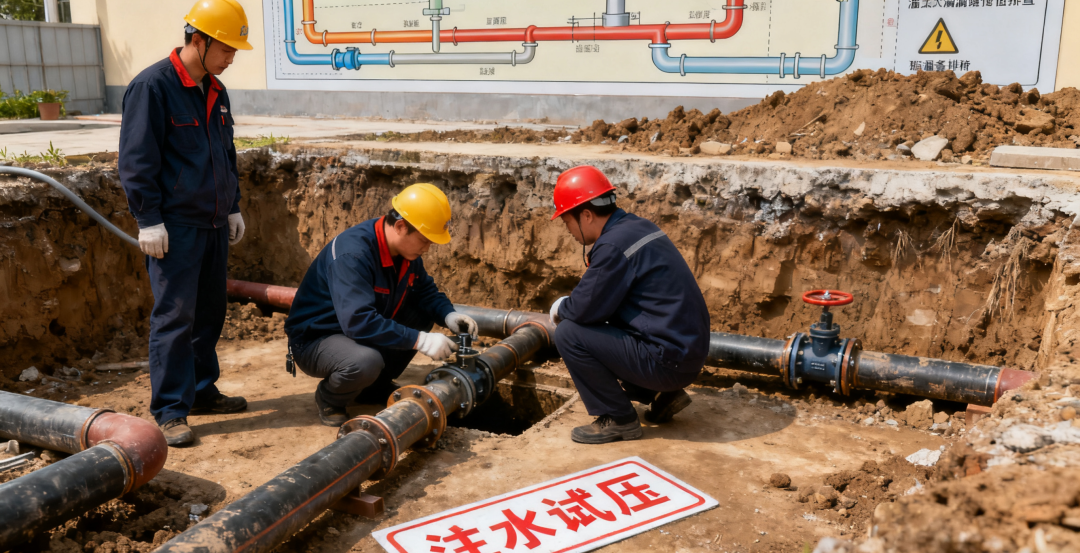 聽漏儀在濕土環(huán)境下管道測試現(xiàn)場